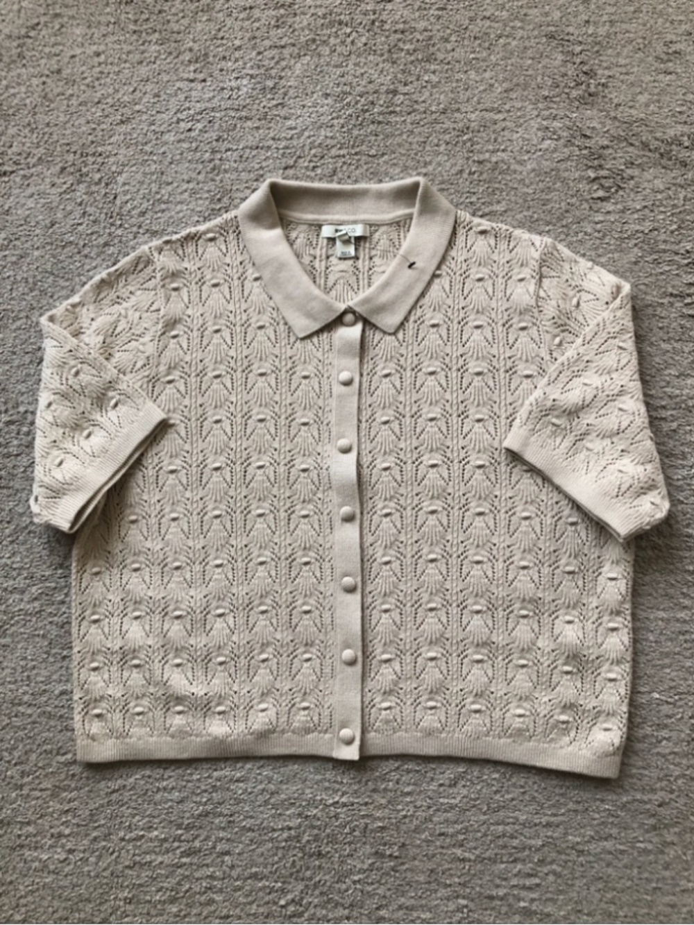 RW&CO Crocheted Top.